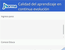Tablet Screenshot of educaevoluciona.com